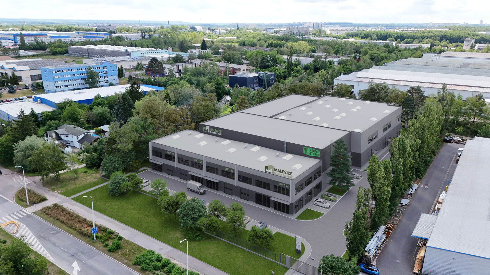 Business Park Visualization 1