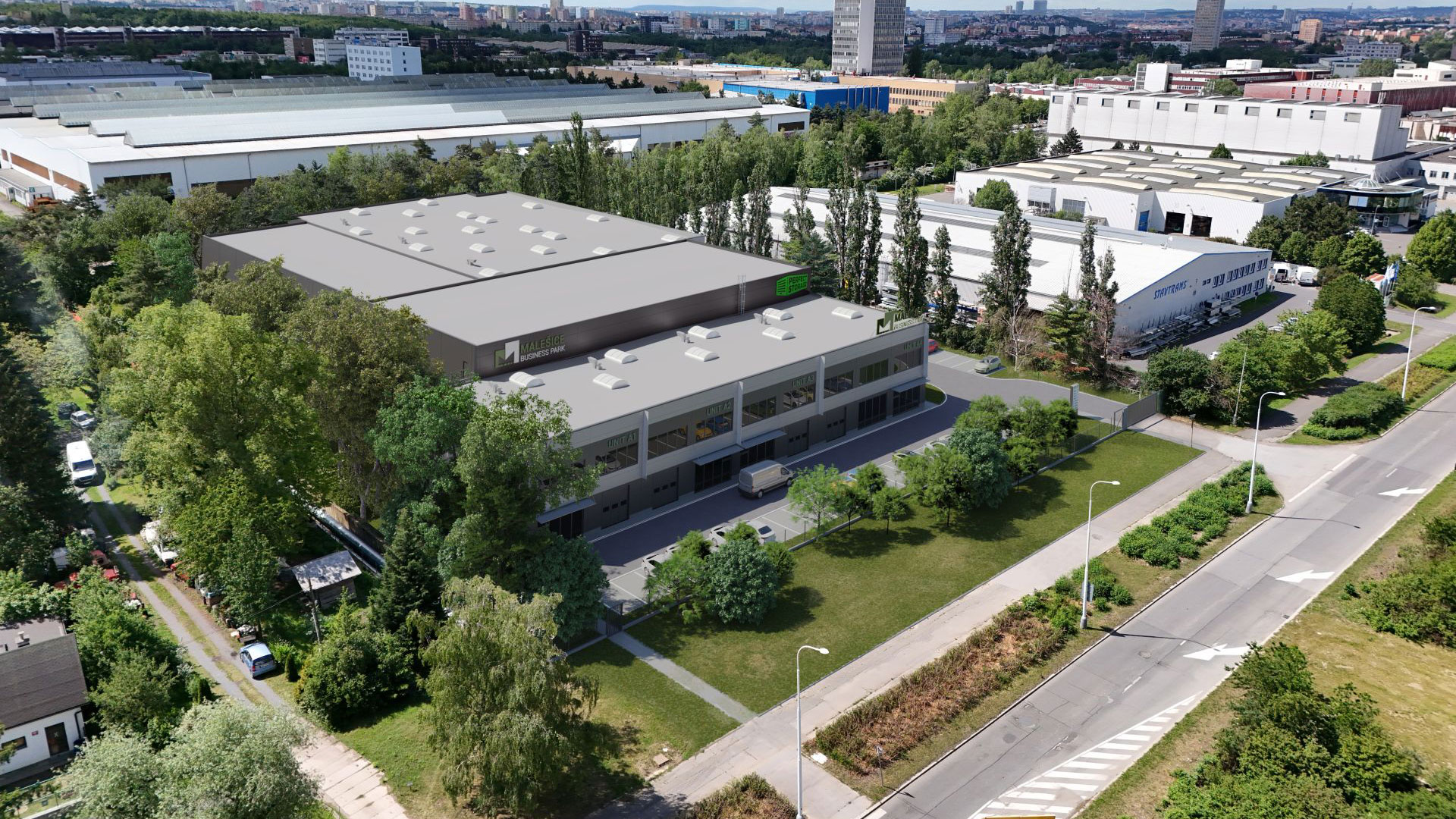 Business Park Visualization 2